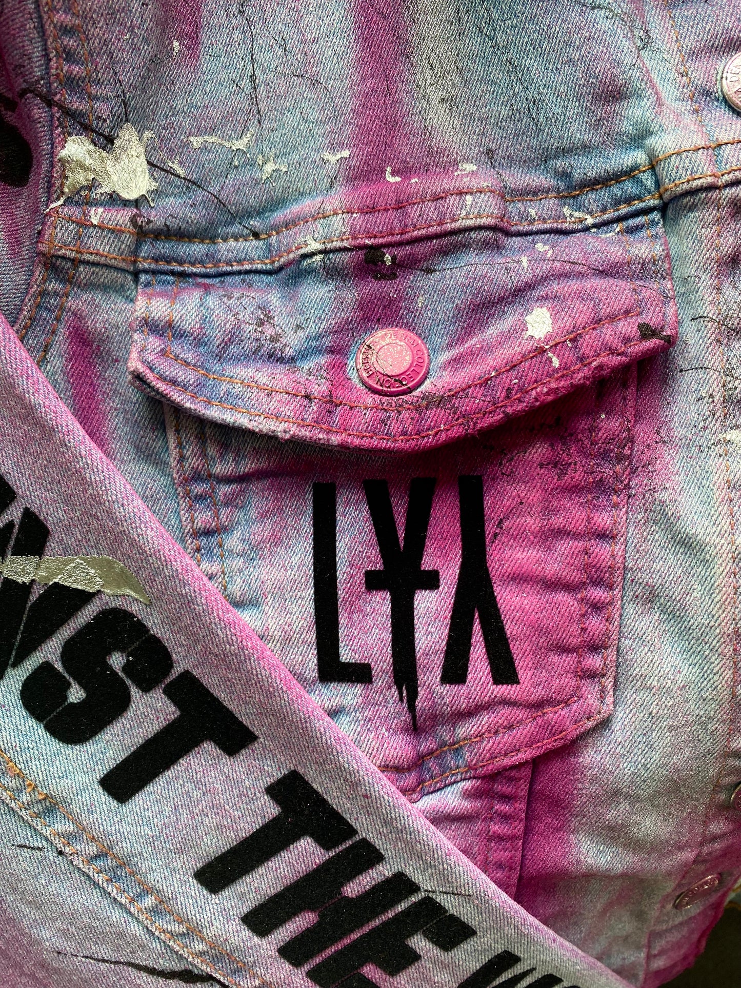 Pink Angel - Jeansjacke