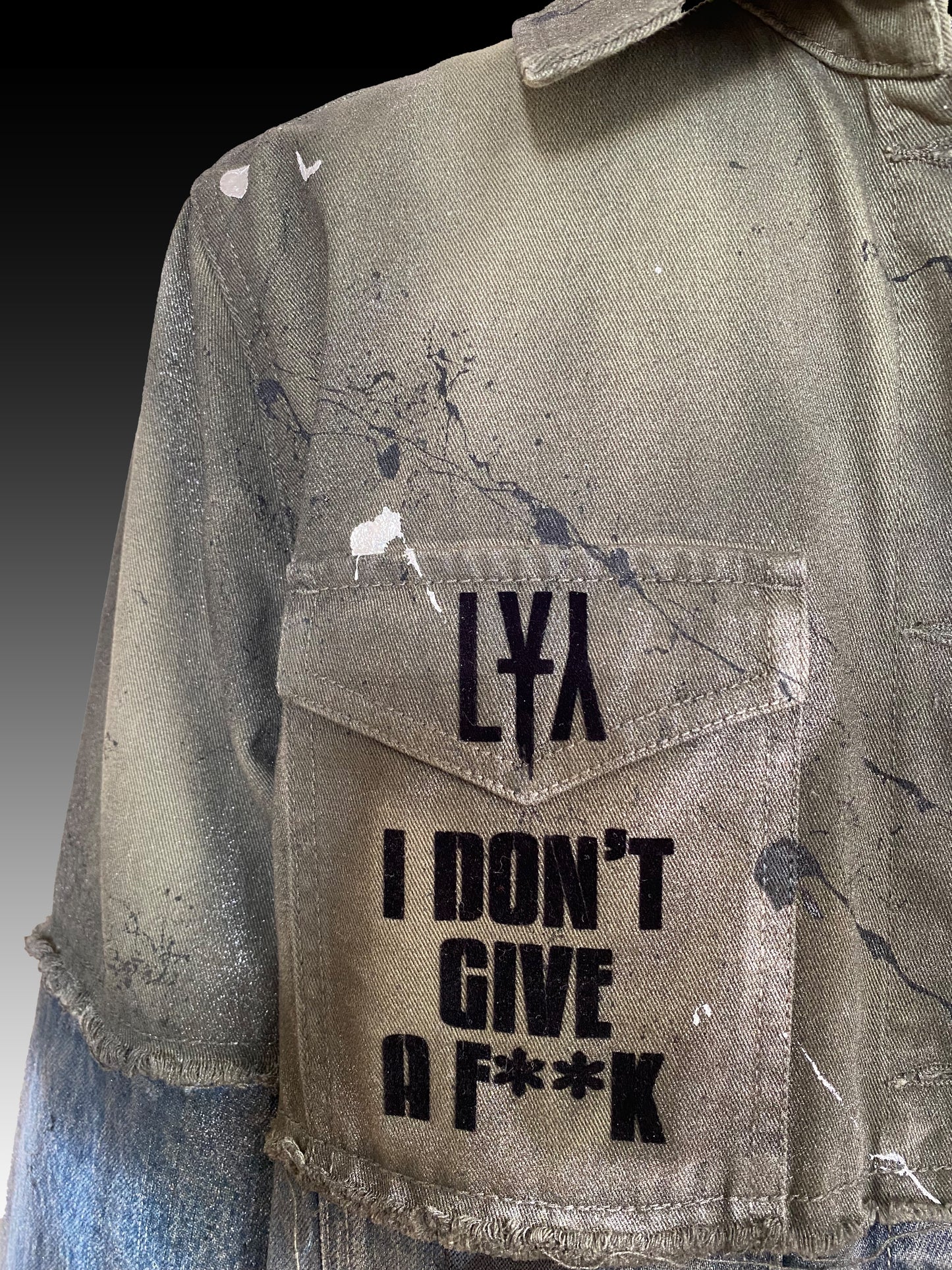 I don't give a * - Jeansjacke