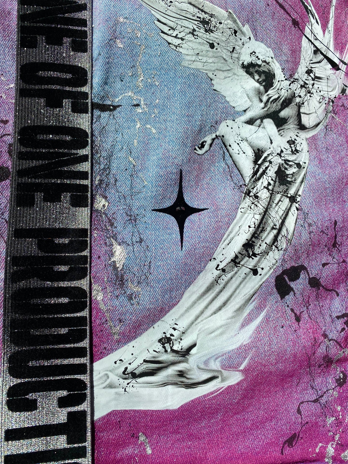 Pink Angel - Jeansjacke