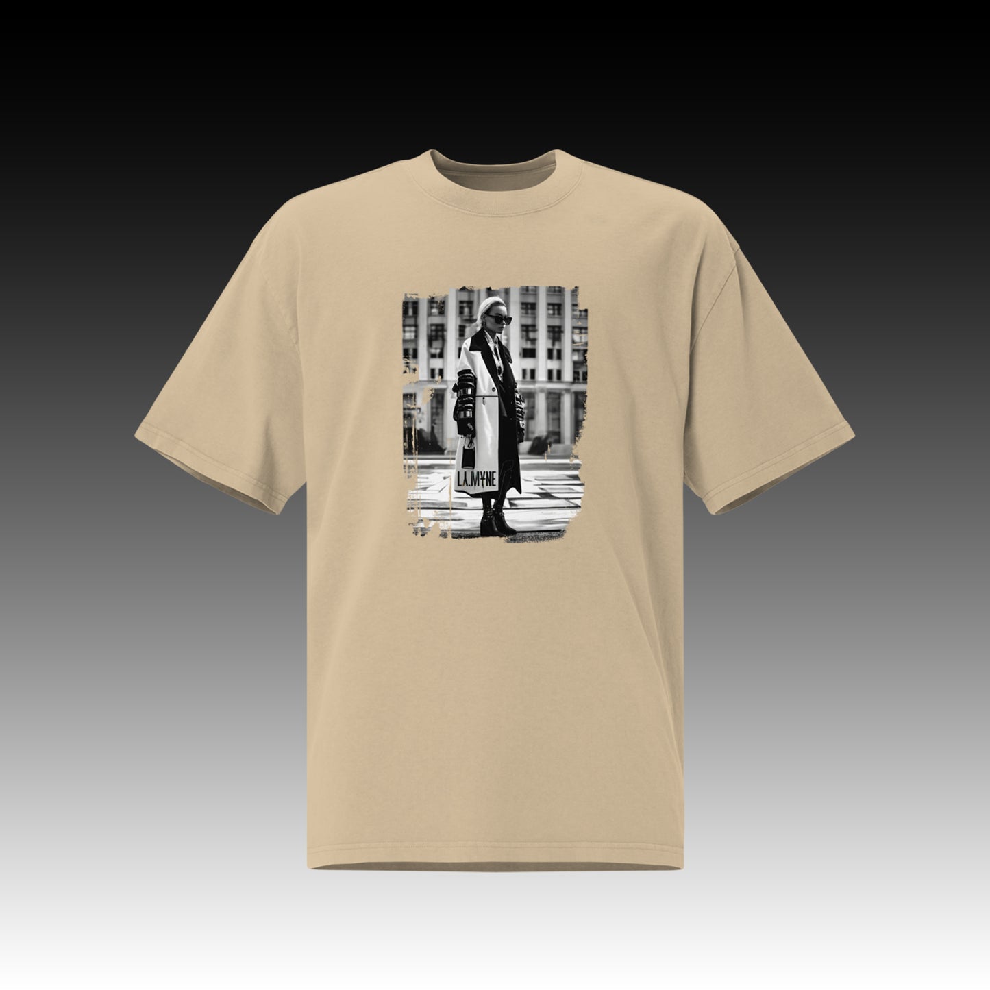 Camiseta extragrande elegante