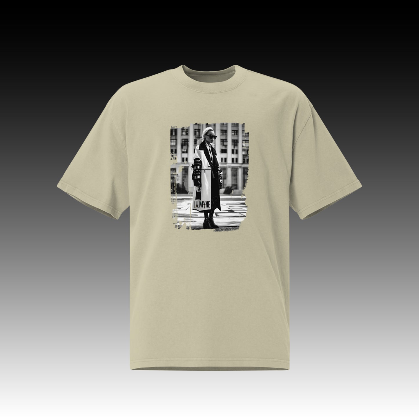 Camiseta extragrande elegante