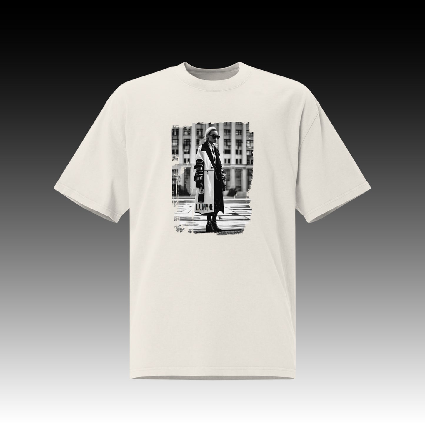 Camiseta extragrande elegante