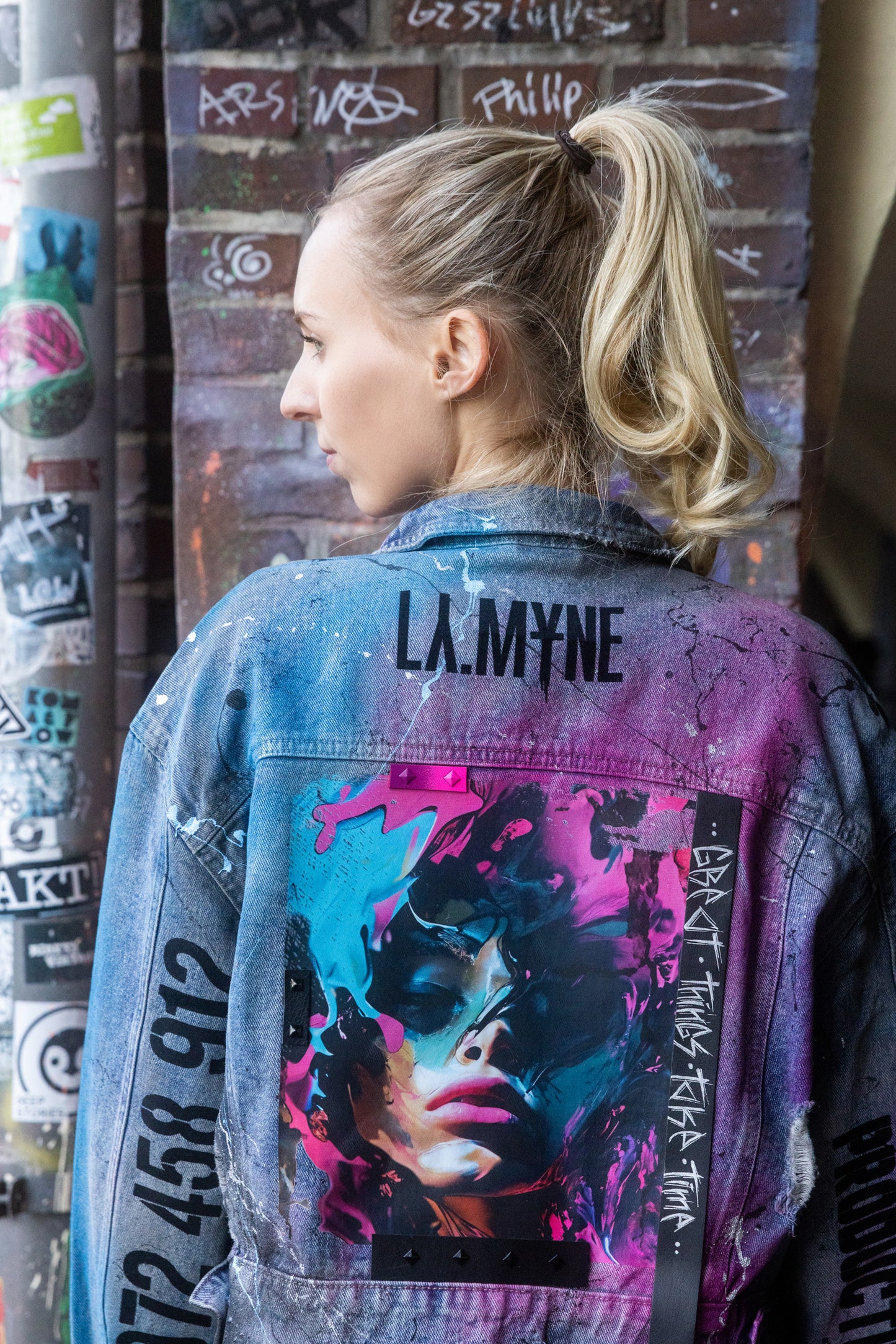 Pink Wave - chaqueta vaquera