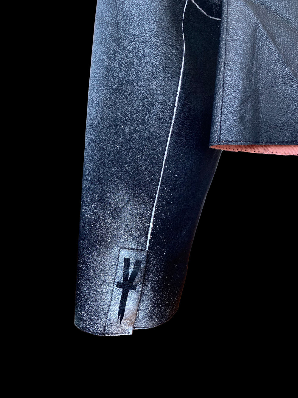 Blanco y negro - Chaqueta de cuero