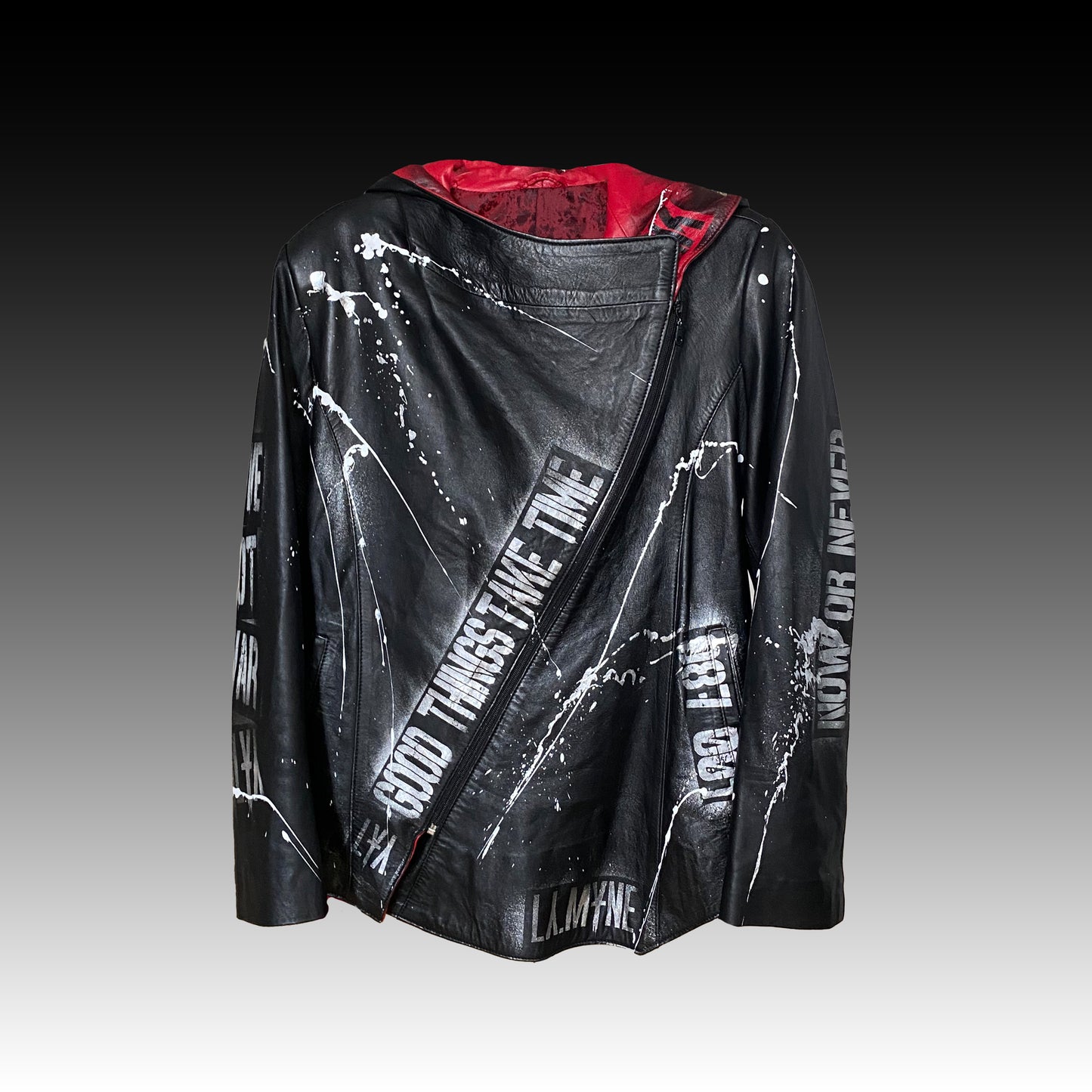 Rebelde rojo - chaqueta de cuero