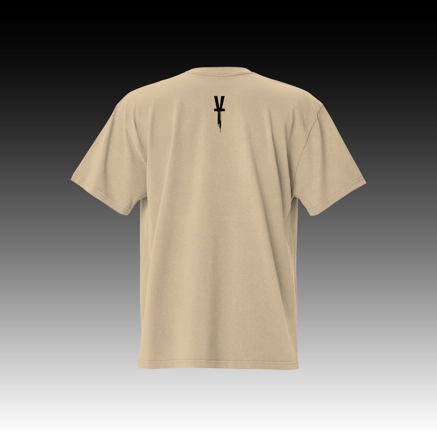 Camiseta extragrande pintada