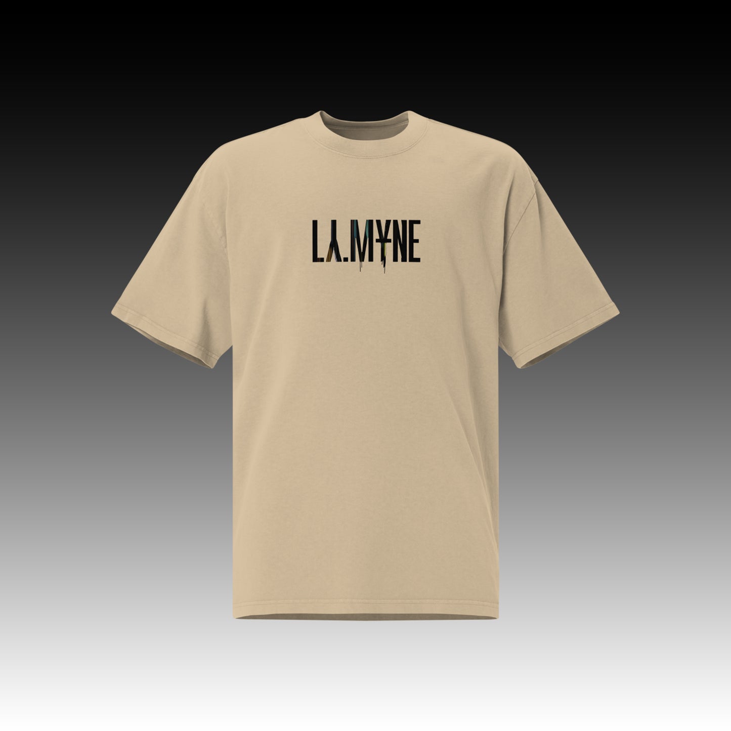 Camiseta extragrande pintada