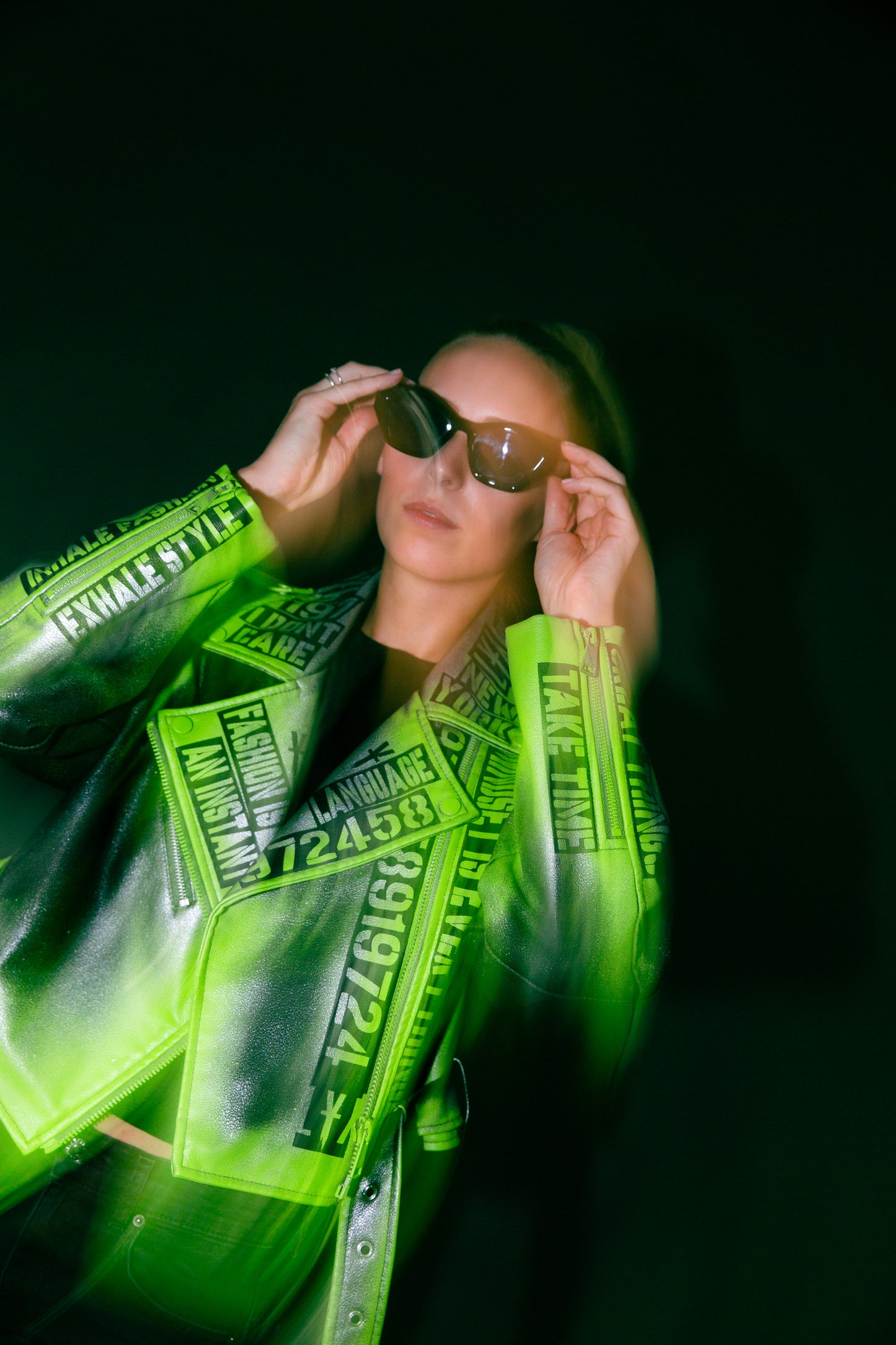 Green Poison - Lederjacke