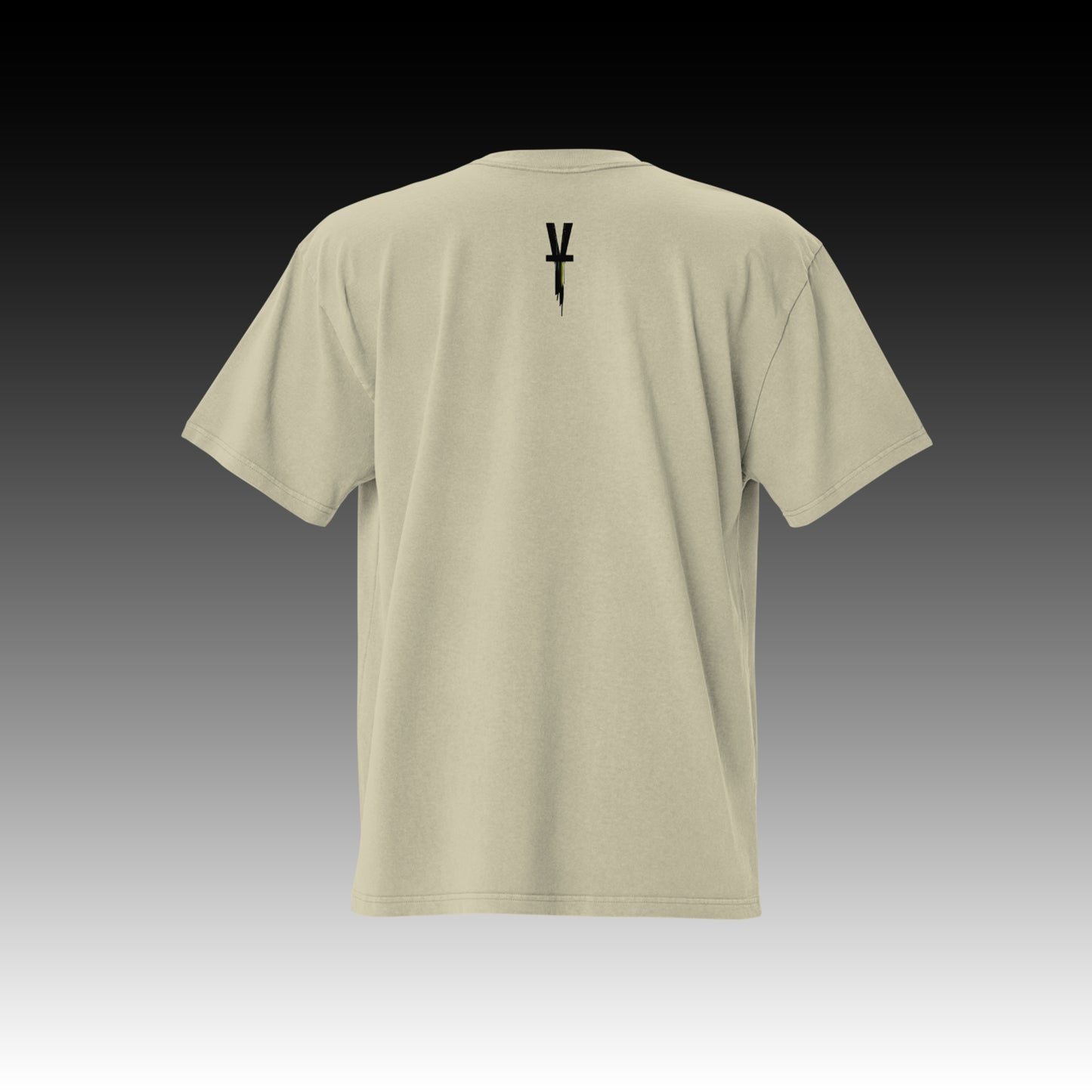 Camiseta extragrande pintada