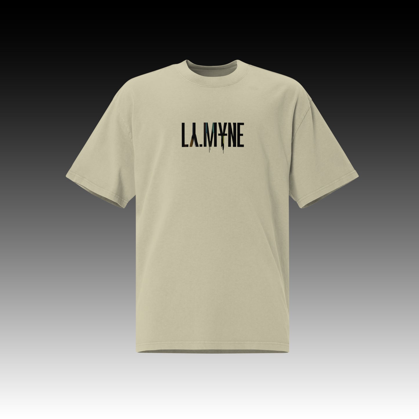 Camiseta extragrande pintada