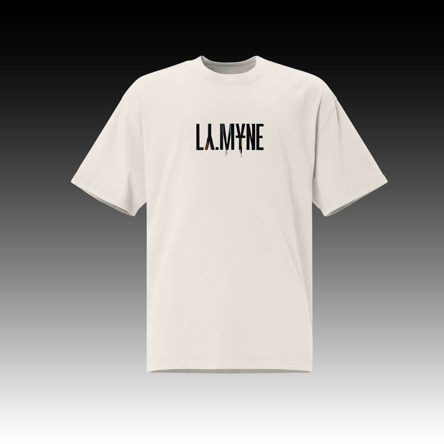 Camiseta extragrande pintada