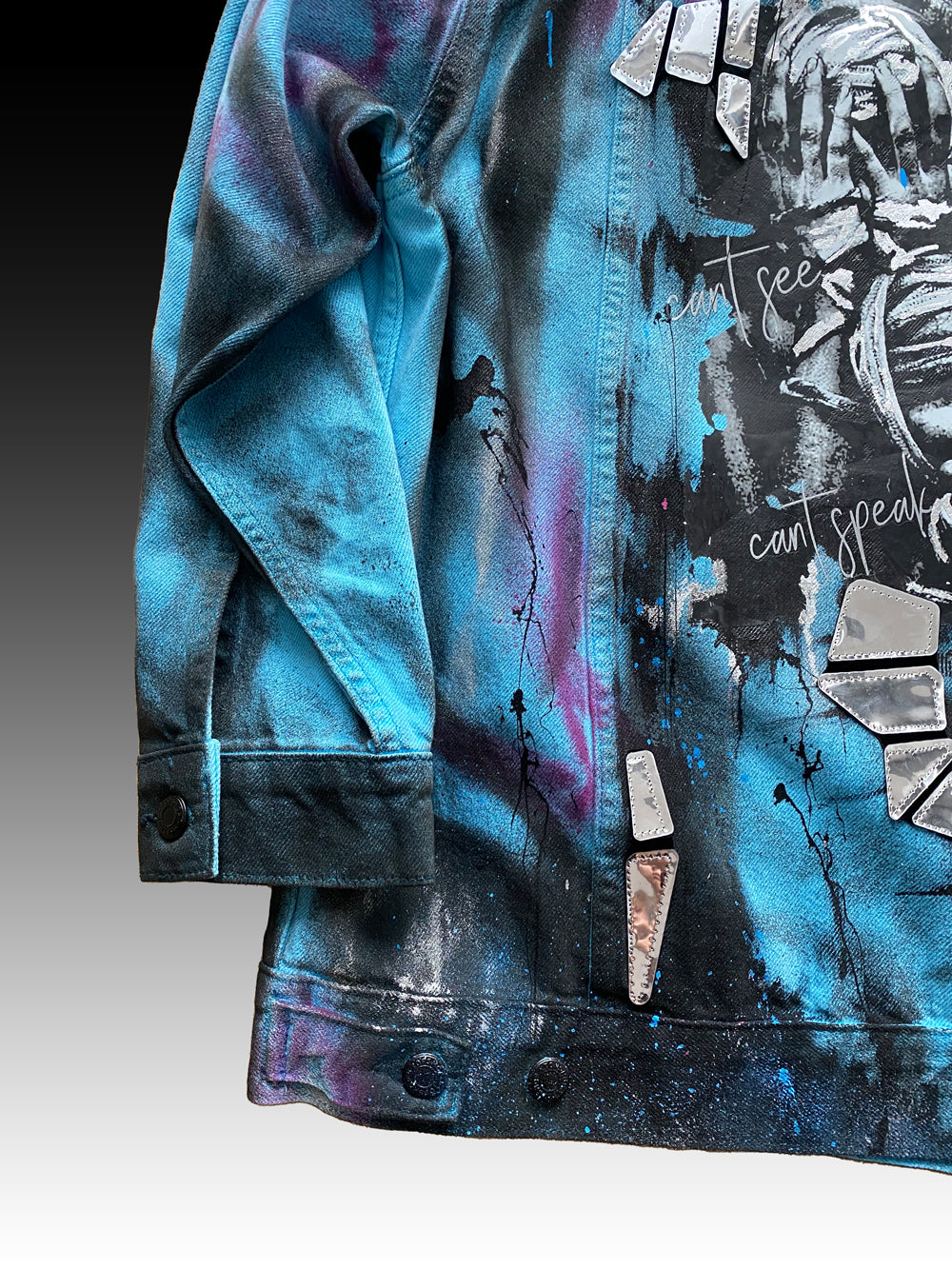 No puedo ver la mezclilla