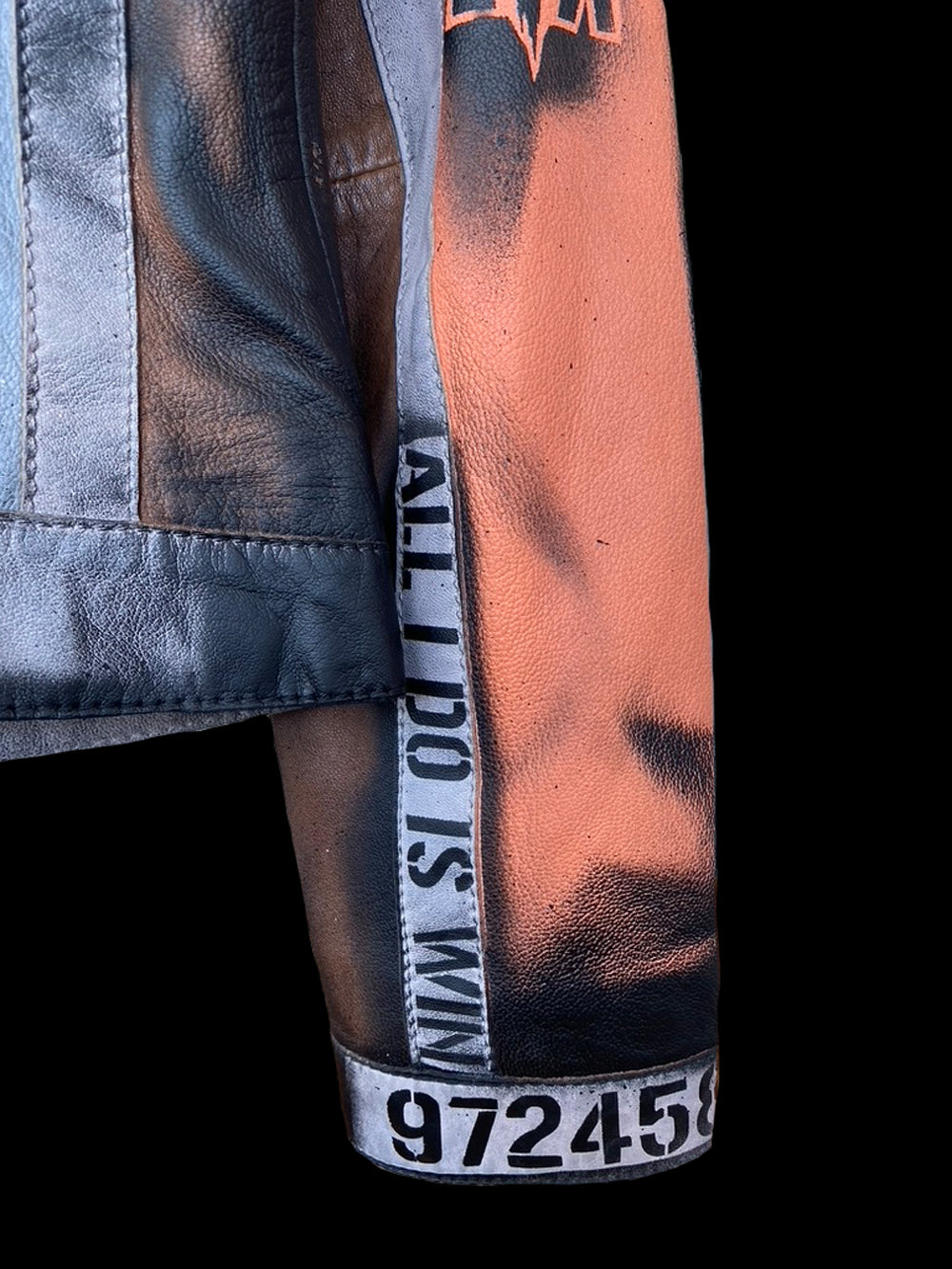 Color Block - Lederjacke