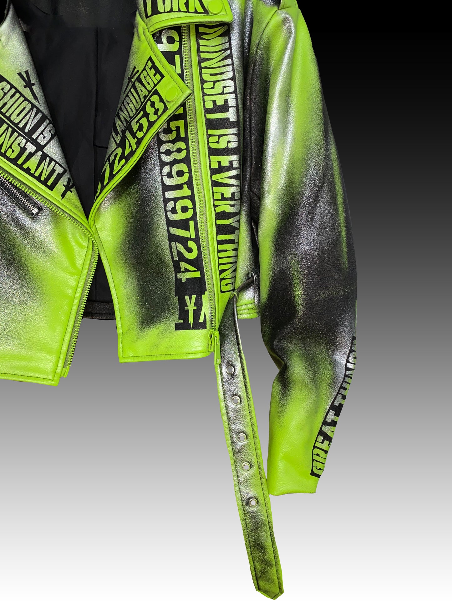 Veneno verde - chaqueta de cuero