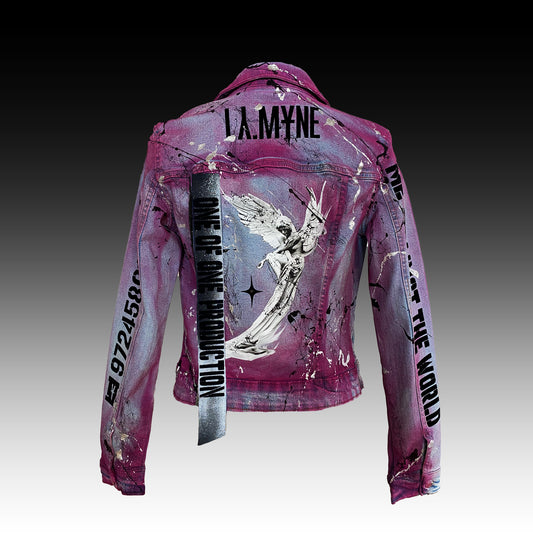 Pink Angel - Jeansjacke