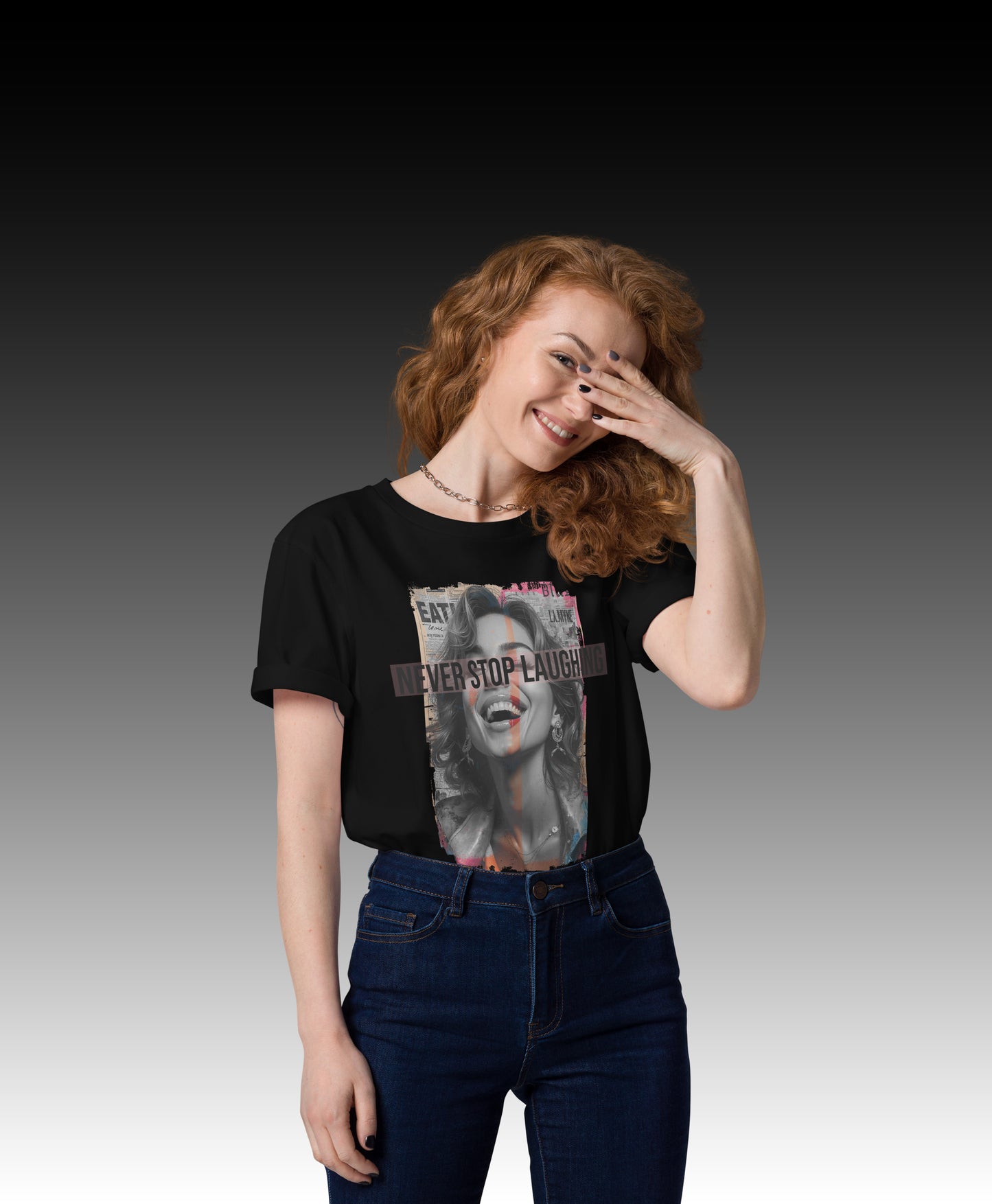Nunca dejes de reír - Camiseta