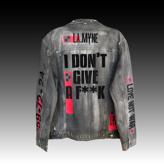 Me importa un carajo - chaqueta vaquera