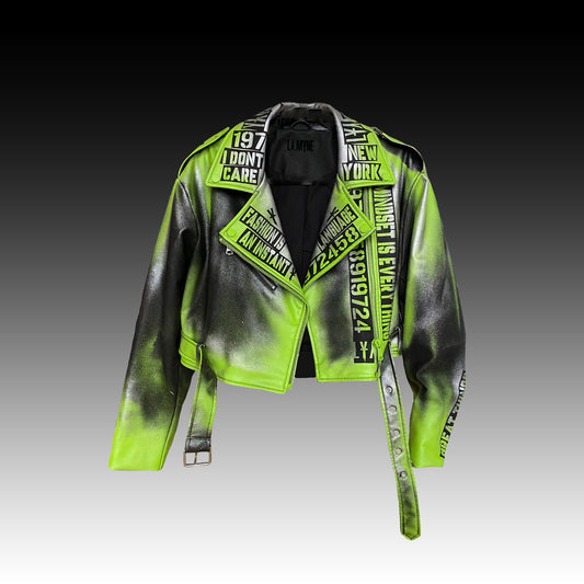 Veneno verde - chaqueta de cuero