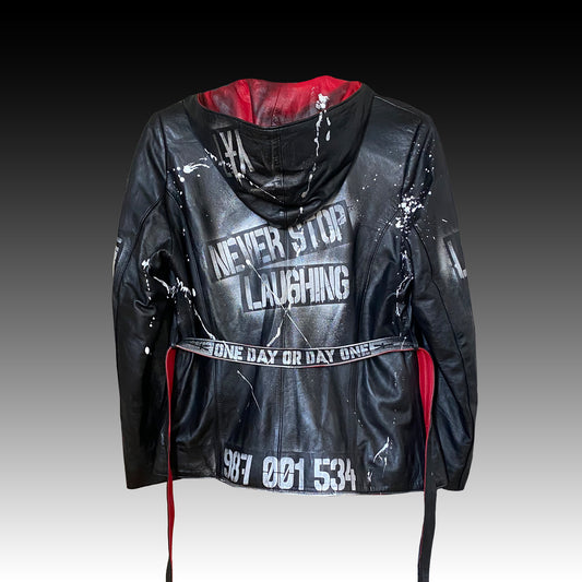 Rebelde rojo - chaqueta de cuero