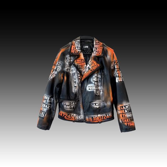 Pretty Fall - leather jacket