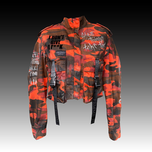 Orange Vibes - Chaqueta militar