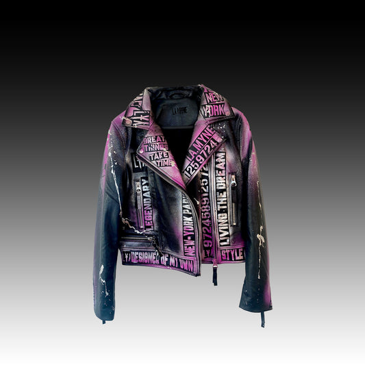 Lilac - Lederjacke